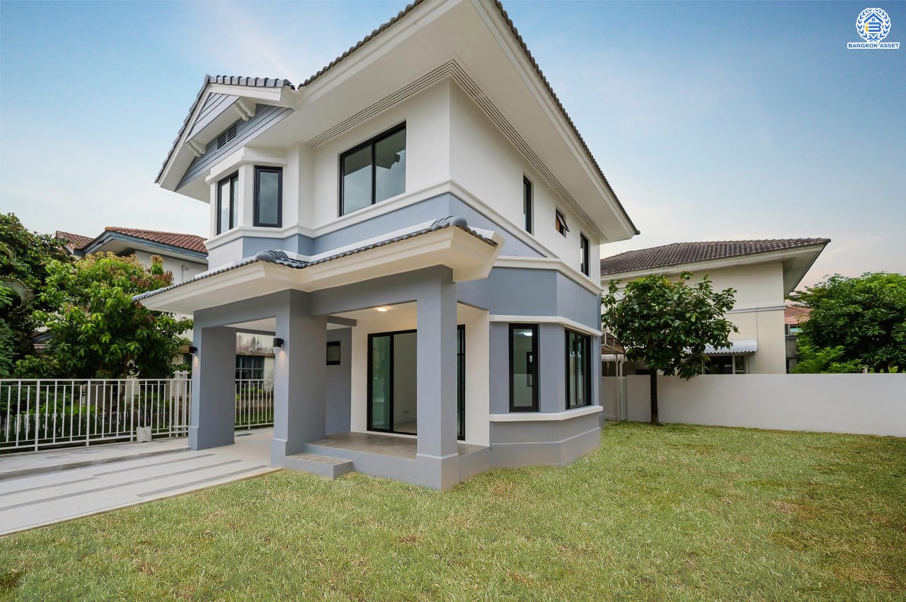 บ้านมือสองตกแต่งใหม่ แบรนด์ L&H โครงการ ชัยพฤกษ์ วัดลาดปลาดุก บนเนื้อที่ 59.5 ตร.ว. พื้นที่ใช้สอยมากถึง 108.5 ตร.ม. ฟังก์ชัน 3 ห้องนอน 2 ห้องน้ำ จอดรถได้ 1 คัน พร้อมพื้นที่ข้างบ้านกว้างตอบโจทย์ทุกการอยู่อาศัย บนทำเลดีที่สุด! ใกล้เซ็นทรัลเวสต์เกต ทางด่วน "กาญจนาภิเษก" และรถไฟฟ้าสายสีม่วง "สถานีคลองบางไผ่" ในราคาสุดคุ้ม